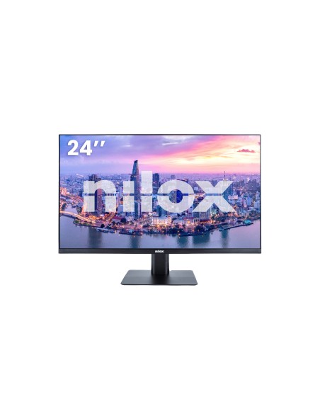 Nilox MONITOR 24" NXMM24FHD112 LED FULLHD IPS 100HZ HDMI DP SQUARE· pantalla para PC 60,5 cm (23.8") 1920 x 1080 Pixeles Negro