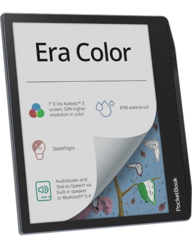 PocketBook Era Color lectore de e-book Pantalla táctil 32 GB Wifi Negro, Azul claro