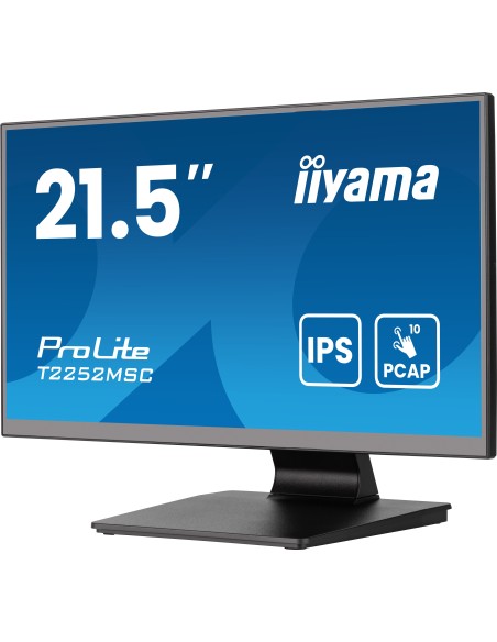 iiyama ProLite T2252MSC-B2AG pantalla para PC 54,6 cm (21.5") 1920 x 1080 Pixeles Full HD LCD Pantalla táctil Negro