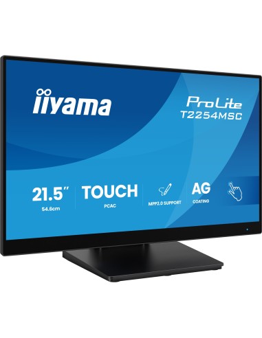 iiyama T2254MSC-B2AG pantalla para PC 54,6 cm (21.5") 1920 x 1080 Pixeles Full HD LED Pantalla táctil Negro