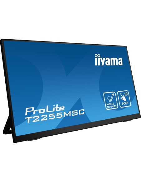 iiyama ProLite T2255MSC-B1 pantalla para PC 54,6 cm (21.5") 1920 x 1080 Pixeles Full HD LCD Pantalla táctil Negro