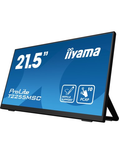 iiyama ProLite T2255MSC-B1 pantalla para PC 54,6 cm (21.5") 1920 x 1080 Pixeles Full HD LCD Pantalla táctil Negro