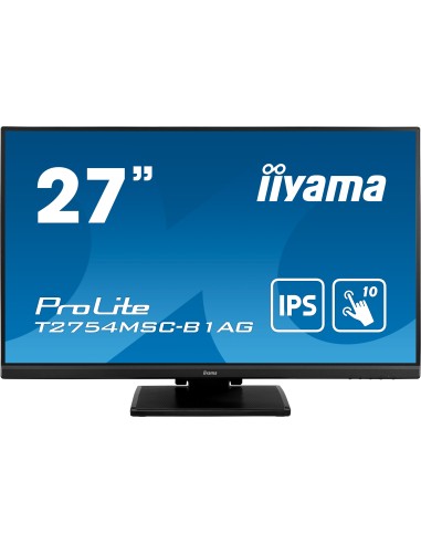 iiyama ProLite T2754MSC-B1AG pantalla para PC 68,6 cm (27") 1920 x 1080 Pixeles Full HD LED Pantalla táctil Multi-usuario Negro