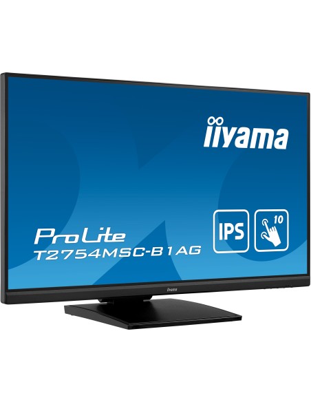 iiyama ProLite T2754MSC-B1AG pantalla para PC 68,6 cm (27") 1920 x 1080 Pixeles Full HD LED Pantalla táctil Multi-usuario Negro