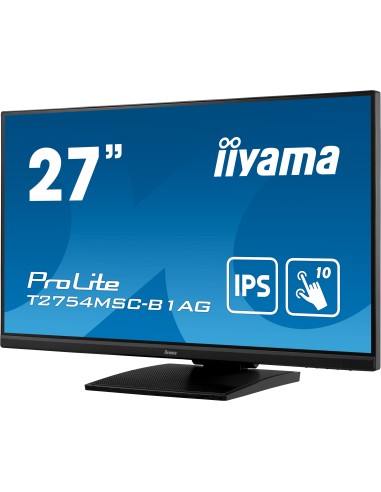 iiyama ProLite T2754MSC-B1AG pantalla para PC 68,6 cm (27") 1920 x 1080 Pixeles Full HD LED Pantalla táctil Multi-usuario Negro