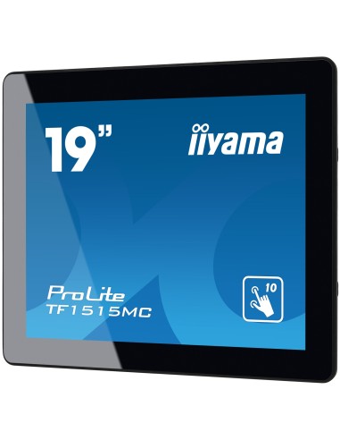 iiyama TF1515MC-B2 pantalla para PC 38,1 cm (15") 1024 x 768 Pixeles XGA LED Pantalla táctil Negro