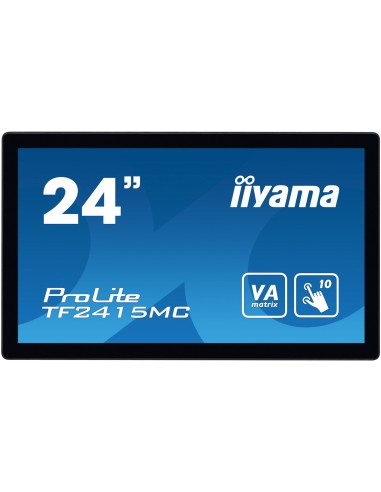 iiyama ProLite TF2415MC-B2 pantalla para PC 60,5 cm (23.8") 1920 x 1080 Pixeles Full HD LED Pantalla táctil Multi-usuario Negro