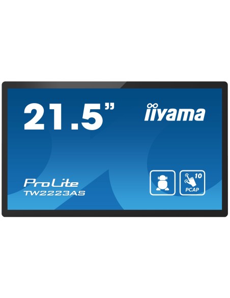 iiyama TW2223AS-B2 pantalla para PC 54,6 cm (21.5") 1920 x 1080 Pixeles Full HD Pantalla táctil Negro