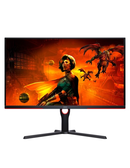AOC G3 U32G3X BK LED display 80 cm (31.5") 3840 x 2160 Pixeles 4K Ultra HD Negro, Rojo