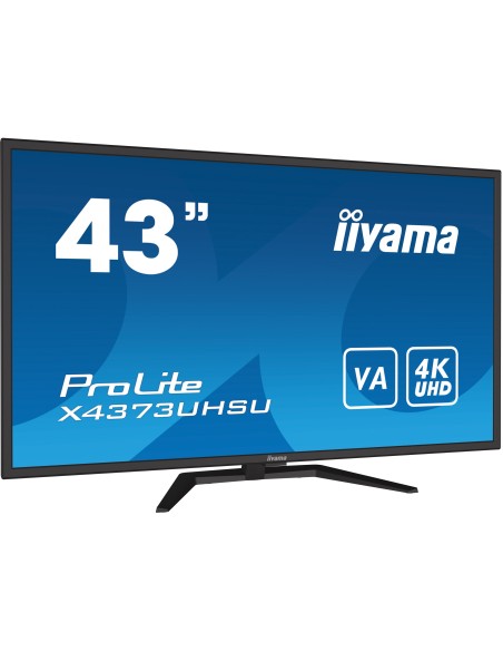 iiyama ProLite X4373UHSU-B1 pantalla para PC 108 cm (42.5") 3840 x 2160 Pixeles 4K Ultra HD Negro