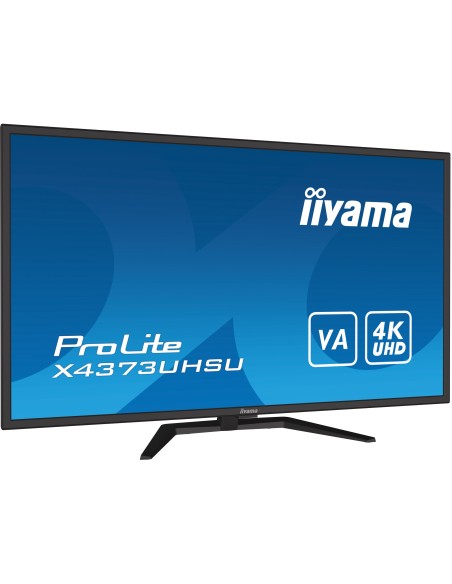 iiyama ProLite X4373UHSU-B1 pantalla para PC 108 cm (42.5") 3840 x 2160 Pixeles 4K Ultra HD Negro