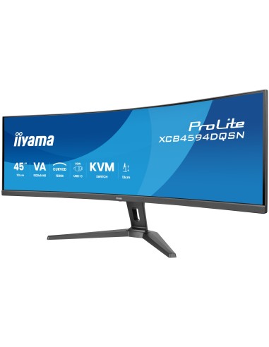 iiyama G-MASTER 45"LCD Curved Bus. UWQHD pantalla para PC 113 cm (44.5") 5120 x 1440 Pixeles Dual QHD LED Negro