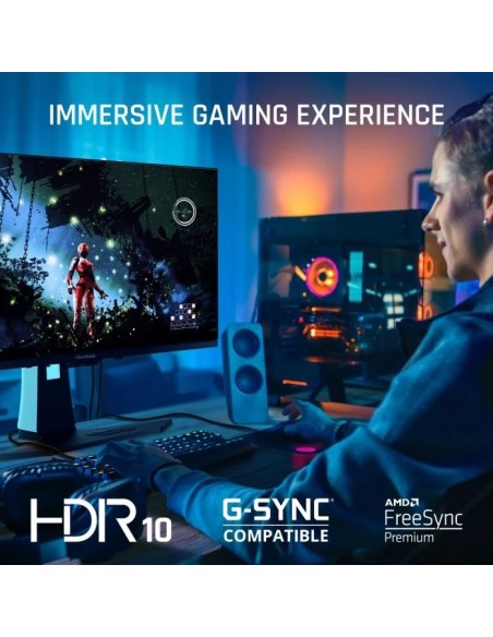 Viewsonic XG272-2K-OLED pantalla para PC 68,6 cm (27") 2560 x 1440 Pixeles Quad HD Negro, Blanco