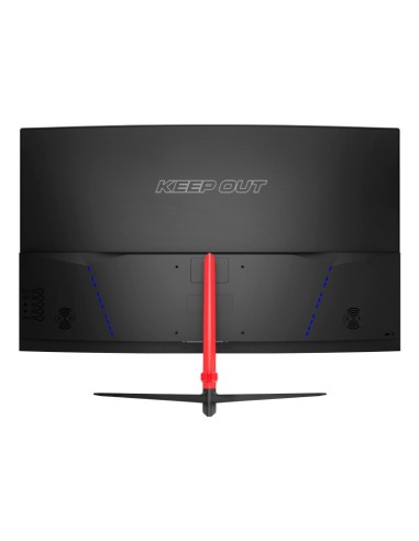KeepOut XGM27PRO+V3 pantalla para PC 68,6 cm (27") 1920 x 1080 Pixeles Full HD Negro, Rojo