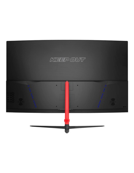 KeepOut XGM27PRO+V3 pantalla para PC 68,6 cm (27") 1920 x 1080 Pixeles Full HD Negro, Rojo