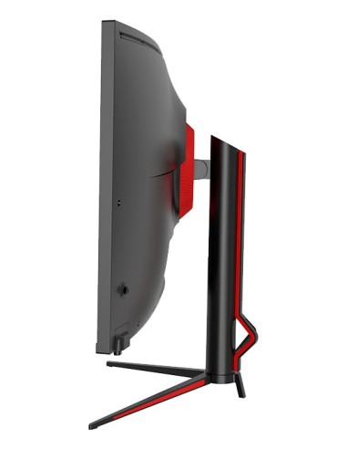 KeepOut XGM34UW LED display 86,4 cm (34") 3440 x 1440 Pixeles UltraWide Quad HD Negro, Rojo