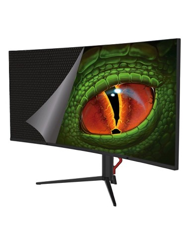 KeepOut XGM40UW5K LED display 101,6 cm (40") 5120 x 2160 Pixeles UltraWide 5K HD Negro, Rojo
