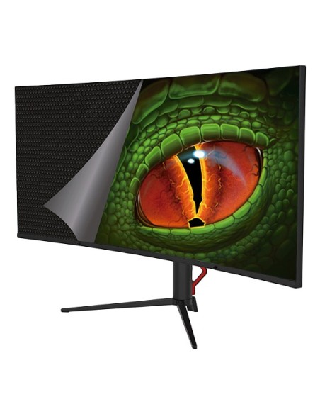 KeepOut XGM40UW5K LED display 101,6 cm (40") 5120 x 2160 Pixeles UltraWide 5K HD Negro, Rojo