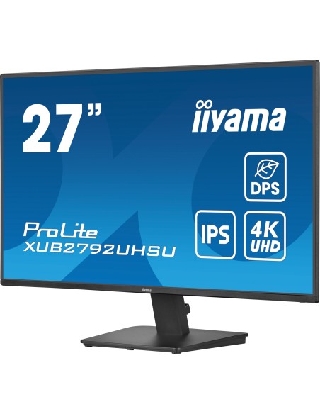 iiyama ProLite XU2792UHSU-B6 pantalla para PC 68,6 cm (27") 3840 x 2160 Pixeles 4K Ultra HD LED Negro