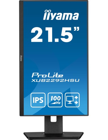 iiyama ProLite XUB2292HSU-B6 pantalla para PC 54,6 cm (21.5") 1920 x 1080 Pixeles Full HD LED Negro