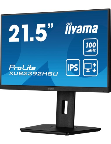 iiyama ProLite XUB2292HSU-B6 pantalla para PC 54,6 cm (21.5") 1920 x 1080 Pixeles Full HD LED Negro