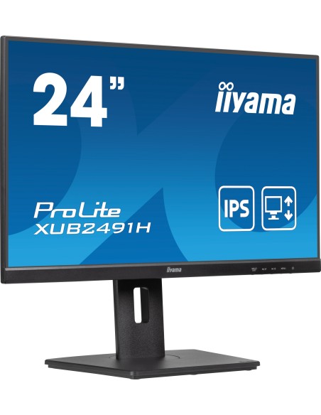 iiyama ProLite XUB2491H-B1 pantalla para PC 60,5 cm (23.8") 1920 x 1080 Pixeles Full HD LED Negro