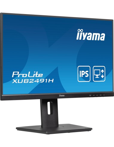 iiyama ProLite XUB2491H-B1 pantalla para PC 60,5 cm (23.8") 1920 x 1080 Pixeles Full HD LED Negro