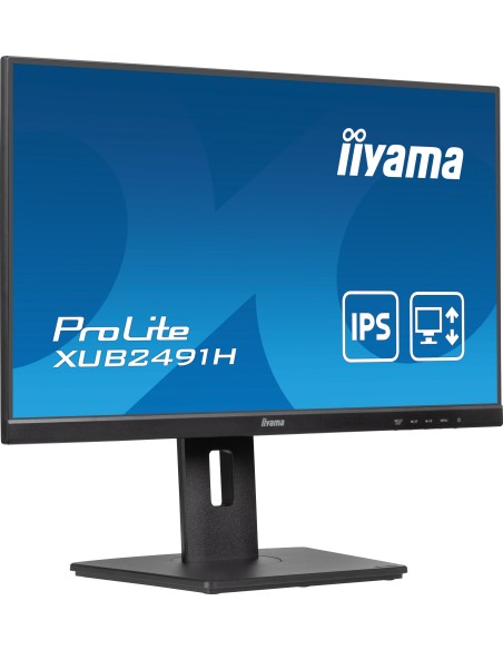 iiyama ProLite XUB2491H-B1 pantalla para PC 60,5 cm (23.8") 1920 x 1080 Pixeles Full HD LED Negro