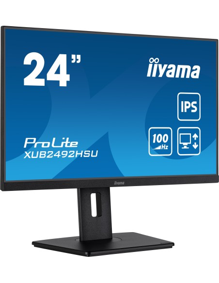 iiyama XUB2492HSU-B6 pantalla para PC 60,5 cm (23.8") 1920 x 1080 Pixeles Full HD LED Negro