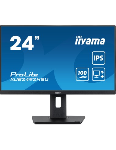 iiyama XUB2492HSU-B6 pantalla para PC 60,5 cm (23.8") 1920 x 1080 Pixeles Full HD LED Negro