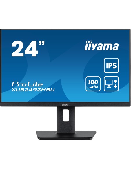 iiyama XUB2492HSU-B6 pantalla para PC 60,5 cm (23.8") 1920 x 1080 Pixeles Full HD LED Negro