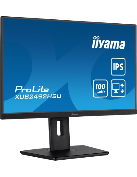 iiyama XUB2492HSU-B6 pantalla para PC 60,5 cm (23.8") 1920 x 1080 Pixeles Full HD LED Negro