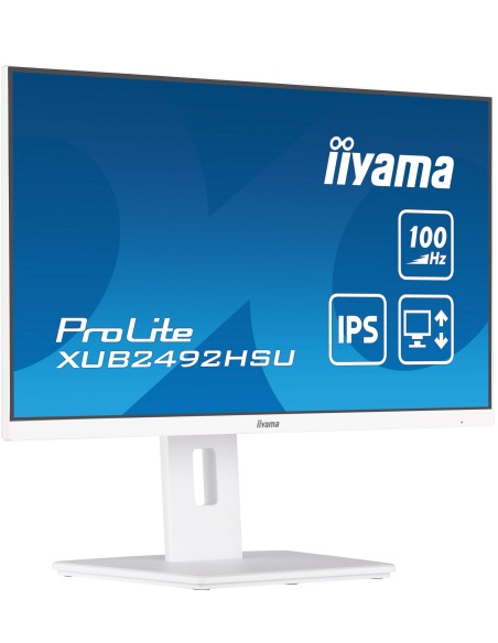 iiyama XUB2492HSU-W6 pantalla para PC 60,5 cm (23.8") 1920 x 1080 Pixeles Full HD LED Blanco