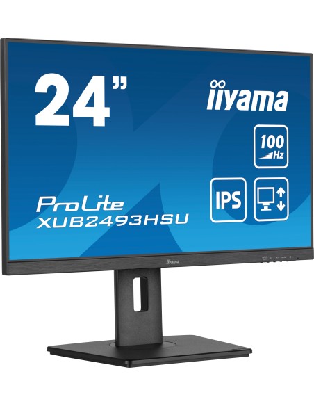 iiyama XUB2493HSU-B7 pantalla para PC 60,5 cm (23.8") 1920 x 1080 Pixeles Full HD LED Negro