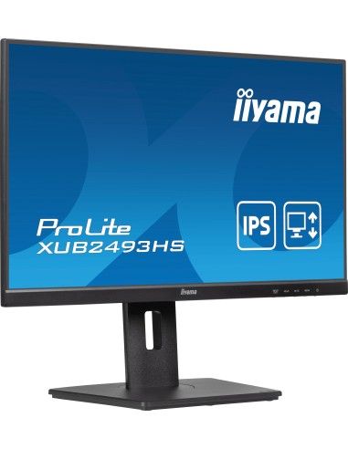 iiyama ProLite XUB2493HS-B6 pantalla para PC 60,5 cm (23.8") 1920 x 1080 Pixeles Full HD LED Negro