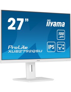 iiyama ProLite XUB2792QSU-W6 pantalla para PC 68,6 cm (27") 2560 x 1440 Pixeles Quad HD LED Blanco