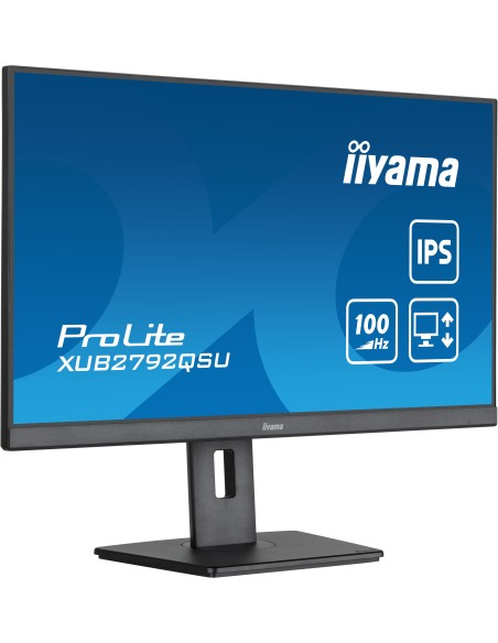 iiyama ProLite XUB2792QSU-B6 pantalla para PC 68,6 cm (27") 2560 x 1440 Pixeles Quad HD LED Negro