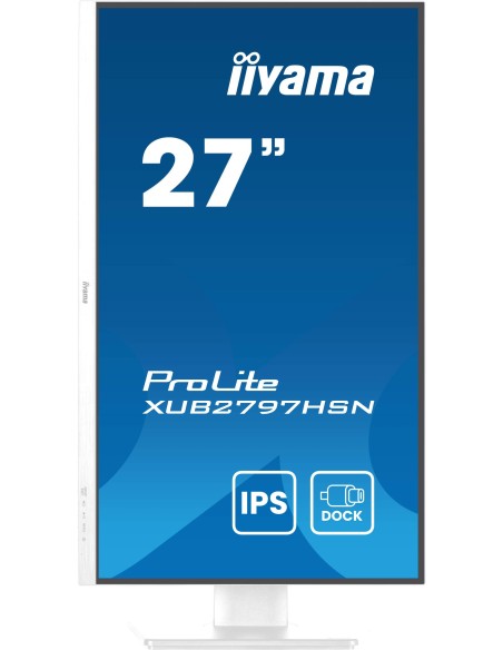 iiyama ProLite XUB2797HSN-W2 pantalla para PC 68,6 cm (27") 1920 x 1080 Pixeles Full HD LED Blanco