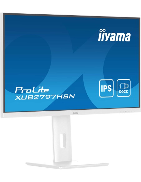 iiyama ProLite XUB2797HSN-W2 pantalla para PC 68,6 cm (27") 1920 x 1080 Pixeles Full HD LED Blanco