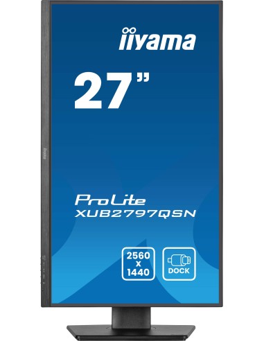 iiyama ProLite XUB2797QSN-B2 pantalla para PC 68,6 cm (27") 2560 x 1440 Pixeles Quad HD LED Negro