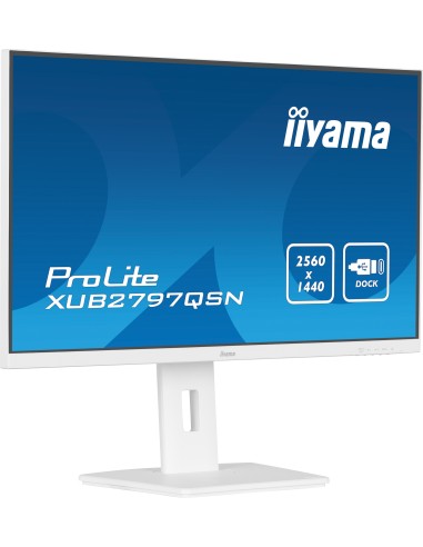 iiyama G-MASTER XUB2797QSN-W2 pantalla para PC 68,6 cm (27") 2560 x 1440 Pixeles Quad HD LED Blanco