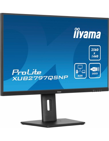 iiyama ProLite XUB2797QSNP-B1 pantalla para PC 68,6 cm (27") 2560 x 1440 Pixeles Quad HD LED Negro