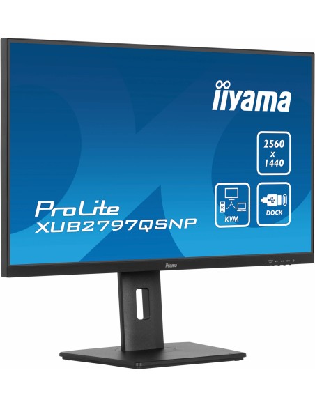 iiyama ProLite XUB2797QSNP-B1 pantalla para PC 68,6 cm (27") 2560 x 1440 Pixeles Quad HD LED Negro