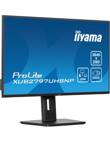 iiyama ProLite XUB2797UHSNP-B1 pantalla para PC 68,6 cm (27") 3840 x 2160 Pixeles 4K Ultra HD LED Negro