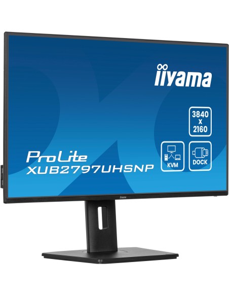 iiyama ProLite XUB2797UHSNP-B1 pantalla para PC 68,6 cm (27") 3840 x 2160 Pixeles 4K Ultra HD LED Negro