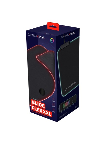 Trust GXT 764 Glide-Flex XXL Alfombrilla de ratón para juegos Negro