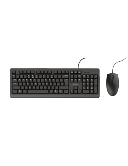 Trust Primo teclado Ratón incluido Universal USB QWERTY Español Negro