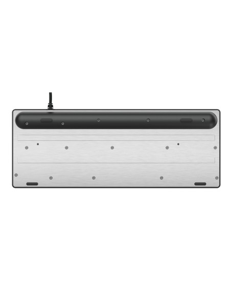 Trust GXT 833 Thado teclado Juego USB Español Negro, Plata