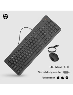 HP Teclado y ratón con cable 150 2