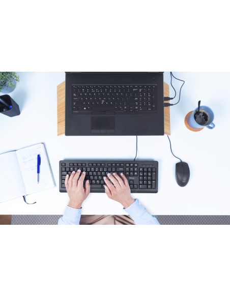 Trust Primo teclado Oficina USB Portugués Negro
